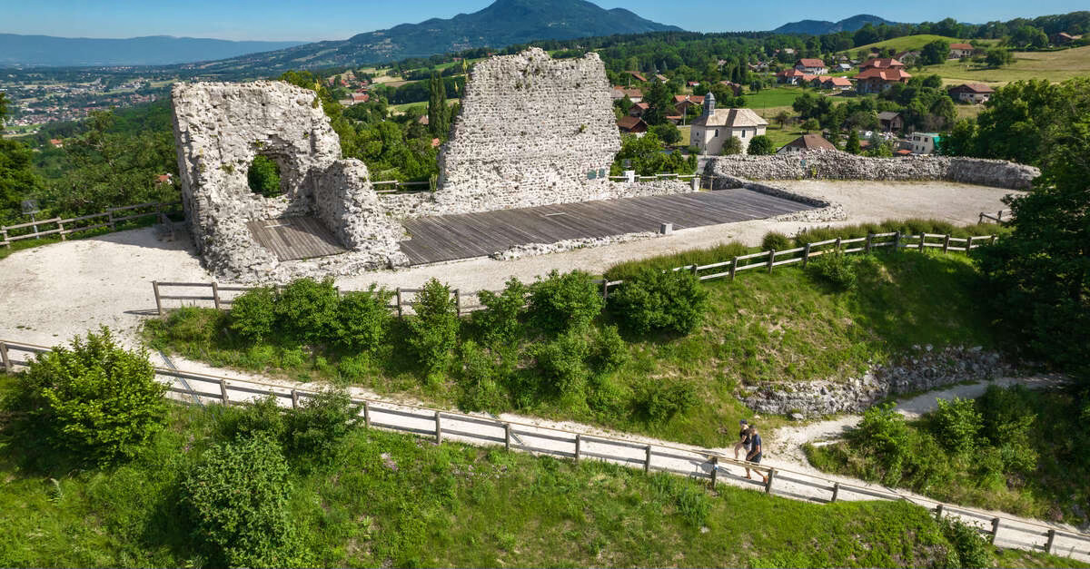 Image des Ruines du château des Sires de Faucigny